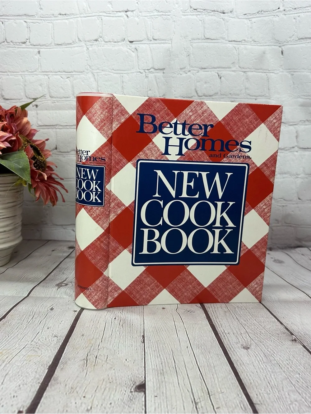 Better Homes And Gardens New Cook Book - Red and White Plaid Cover